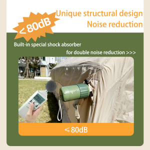 GR-132 tent air pump high pressure 12psi air pump outdoor 25L/min 40L/min Flow air pump 25w power cordless air pump with air pressure sensor