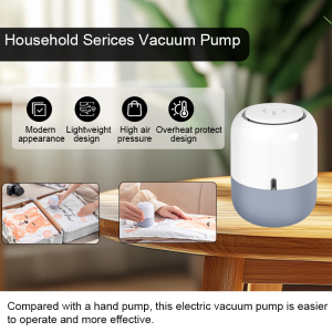 mini vacuum pump GR-210 0.65psi 330L/min Flow mini lightweight AC vacuum pump suction pump storage bag compression bag backpack luggage