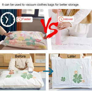 mini vacuum pump GR-210 0.65psi 330L/min Flow mini lightweight AC vacuum pump suction pump storage bag compression bag backpack luggage