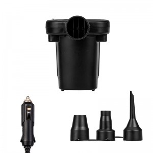 GR-308E Portable Car Charger Air Pump Electric Mattress Air Pump For Camping Mat Inflatable Bed Inflatable Mattress Swimming Ring Inflatable Sofa