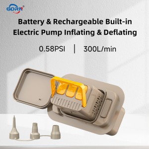 GR-688 built in pump low noise 80dB air pump for mattress airbed 5V inflatable sofa pump 300L/min wireless