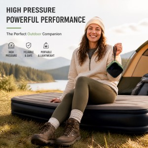 GR-138 High Pressure Air Pump,40 PSI, Portable Electric Inflation Deflation, For Air Matress SUP Board Raft Boat Tires Basketball